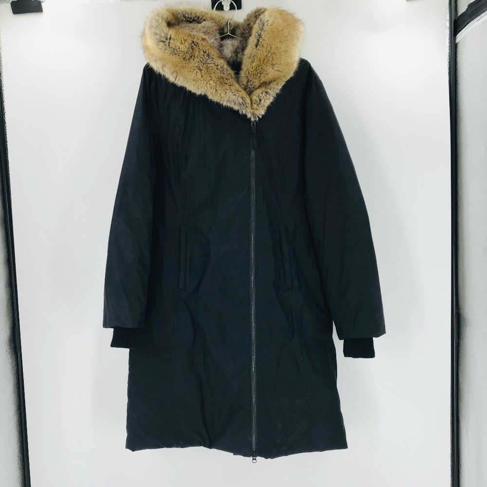 Babaton St. Moritz Parka Down Winter Coat in black Size Large